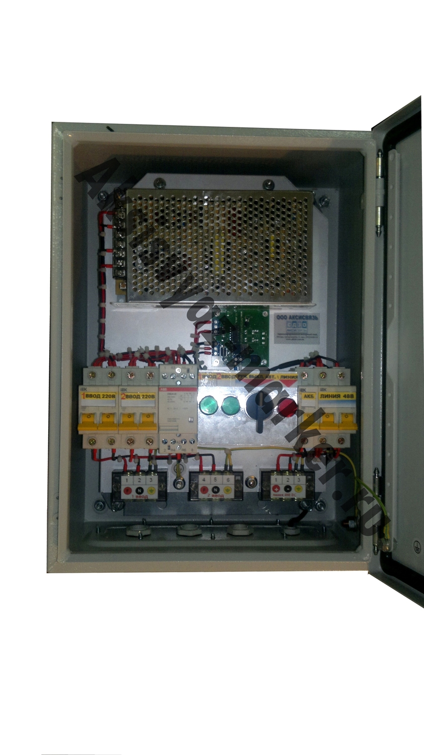Блок управления заградительными огнями 2х220 вход-1х48 выход с АКБ ...